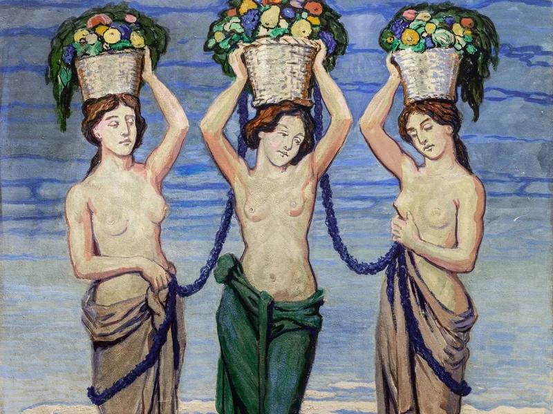 1861-Wilhelm Peter August Sus - Le tre grazie